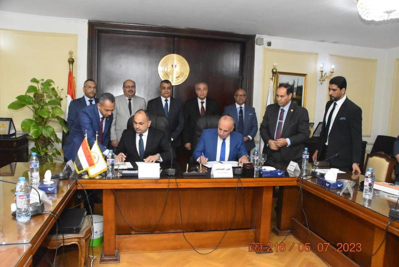 توقيع بروتوكول تعاون بين وزارة التموين و الإنتاج الحربي لإنشاء لأول مرة مركز معلومات التجارة الداخلية