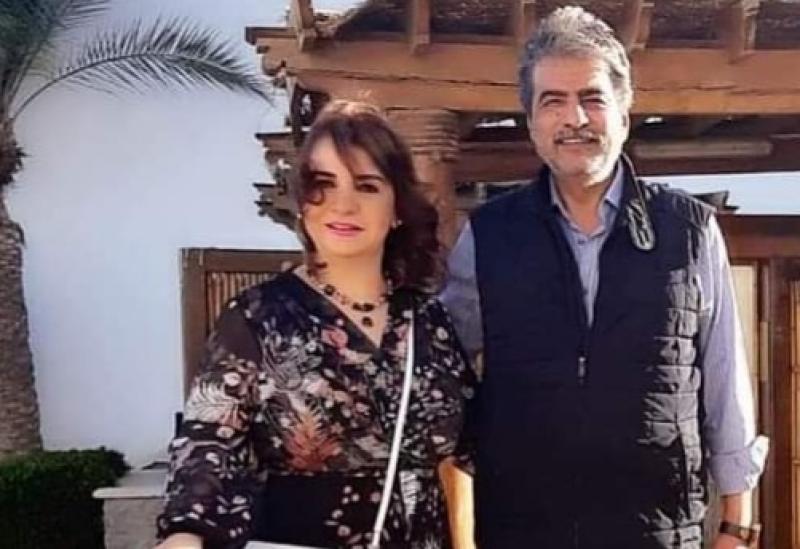 الفنان جمال عبد الناصر وزوجته الفنانة فاطمة الكاشف 