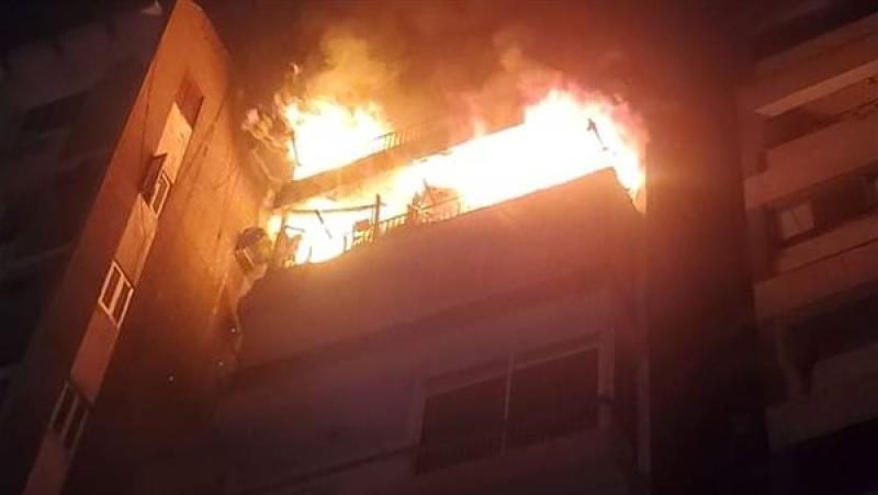الحماية المدنية تسيطر على حريق  نشب داخل شقة سكنية بحدائق القبة