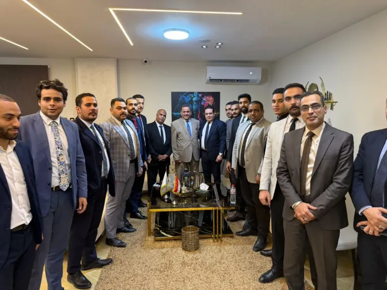 زيارة رسمية لنقابة محامى جنوب الجيزة إلى ”التميز” للمحاماة لبحث سبل التعاون المشترك