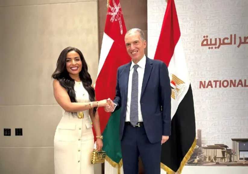 السفارة المصرية في سلطنة عمان احتفلت بالعيد الوطنى بحضور شخصيات من الدبلوماسيين والإعلاميين منهم الإعلامية هدير عبد الرازق