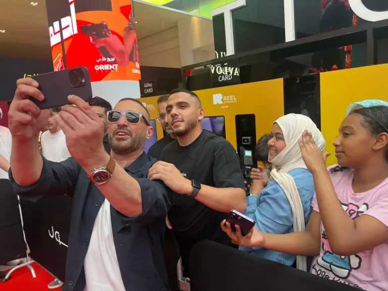 أحمد السقا..يقدم عرض أكشن فى احتفال عرض فيلم ” أحمد وأحمد ” فى الإمارات