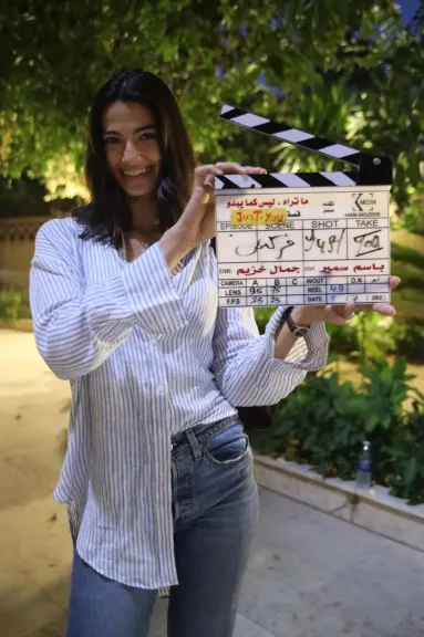 فركش ”Just You ” ثالث حكايات ” ماتراه ليس كما يبدو ” وفريق العمل يحتفل بنهاية التصوير
