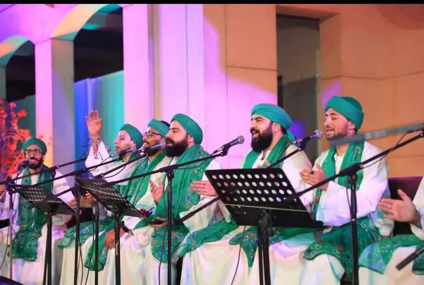 الحضرة تحتفل بالمولد النبوى الشريف على مسرح الجمهورية