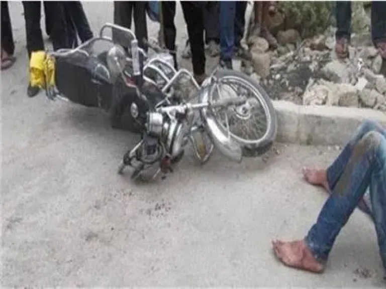 مصرع شاب في انقلاب دراجة بخارية بالقليوبية