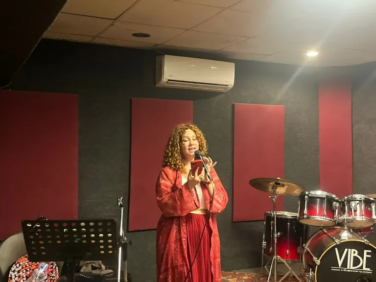 لينا شاماميان ..تجرى بروفات استعدادا لحفلها بدار الأوبرا مع ”هشام خرما”