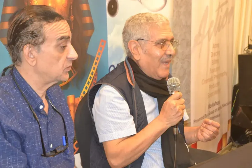 رضا الباهى..بندوة تكريمه بالإسكندرية السينمائي: السينما المصرية مهمة فى حياتى