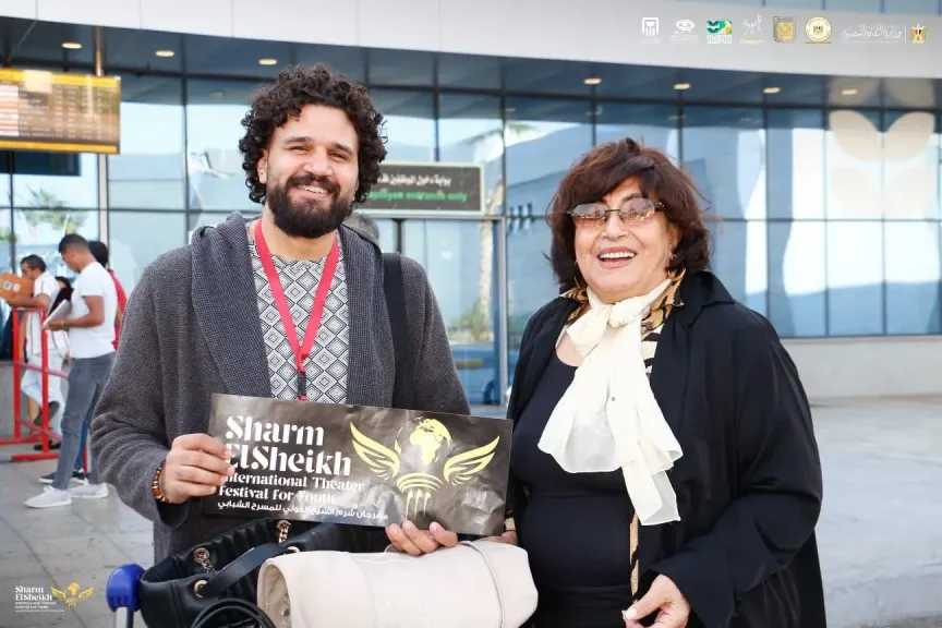 وصول النجمة القديرة سهير المرشدي لشرم الشيخ