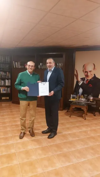 رسالة شكر روسية للفنان ”محمد صبحى”