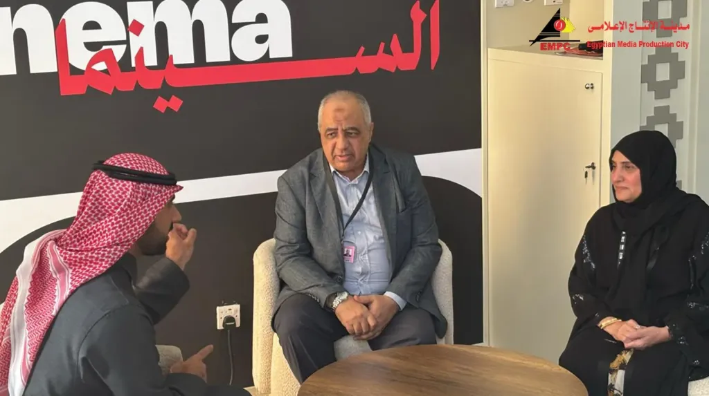 نشاط مكثف داخل جناح مدينة الإنتاج الإعلامي بمهرجان البحر الأحمر السينمائي الدولي