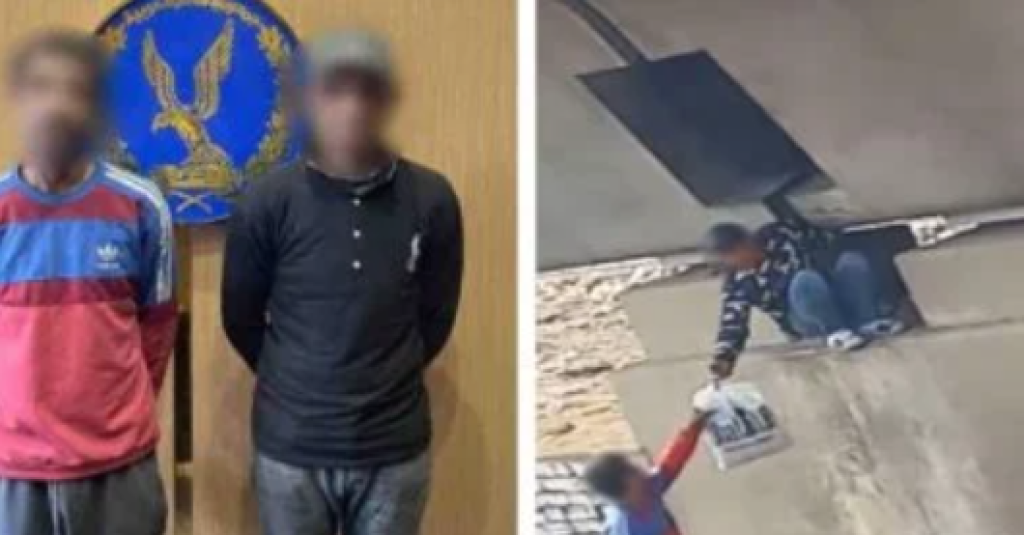 وزارة الداخلية تضبط مرتكبي واقعة تخزين المخدرات على كوبري