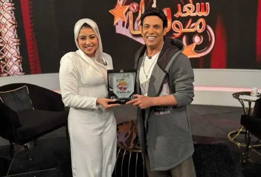 المطربة نغم عز..ضيفة برنامج ”سعد مولعها نار ” اليوم