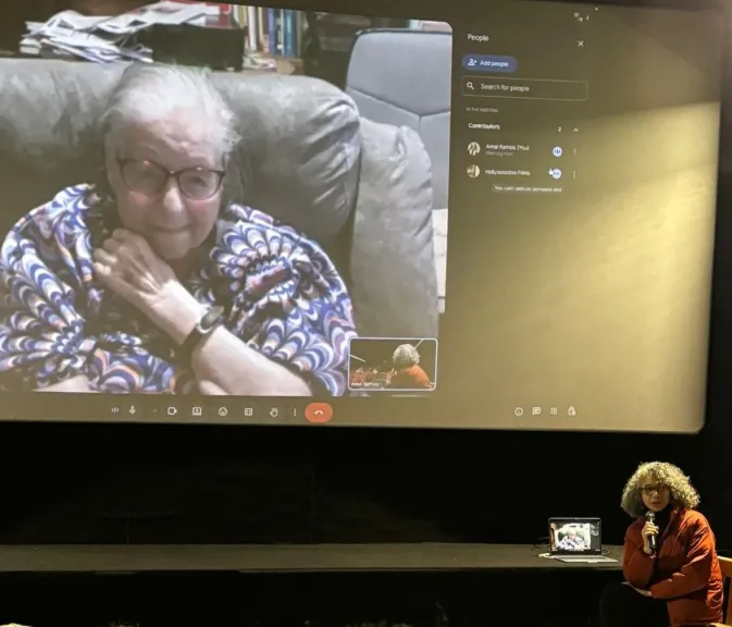 النضال الفلسطيني حاضر فى عرض فبلم كولومبى لقافلة ” بين سينمائيات ” فى سينما ”الزاوية ”