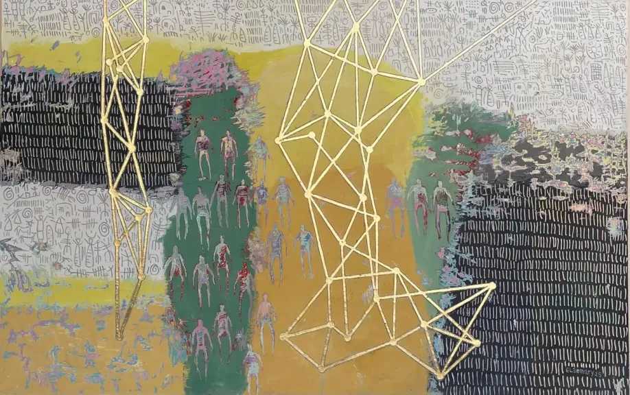 إفتتاح المعرض التشكيلى ”أمشاج” لأيمن السمرى ..بجاليرى مصر الأحد