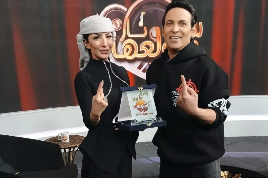 مى مصطفي..ضيفة برنامج ”سعد مولعها نار ” اليوم