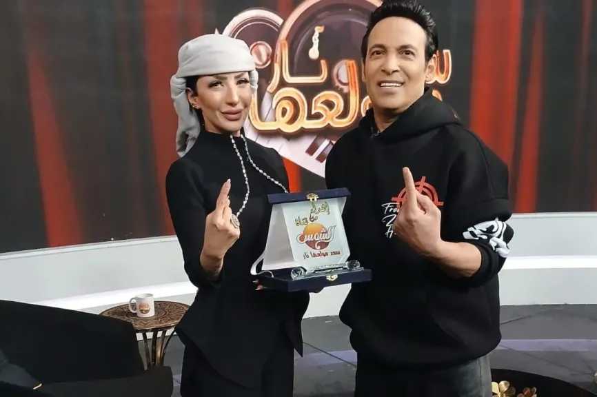 مى مصطفي..ضيفة برنامج ”سعد مولعها نار ” اليوم