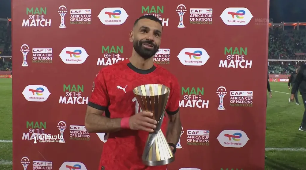 محمد صلاح..يفوز بلقب أفضل لاعب فى مباراة مصر وكوت ديفوار