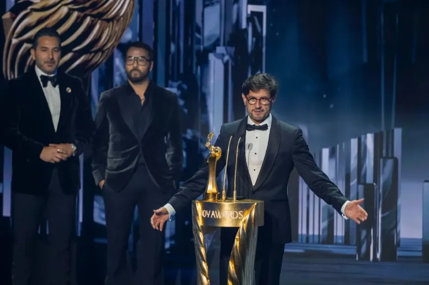 حصد جائزة ”صناع الترفيه” الفخرية السادسه فى ”JOY AWARDS 2026 ”