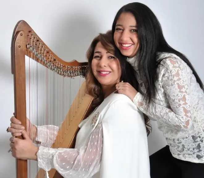 هارب ياسمين الحربى وندى الزرقانى..يعزف كلاسكيات عالمية وجاز بالأوبرا