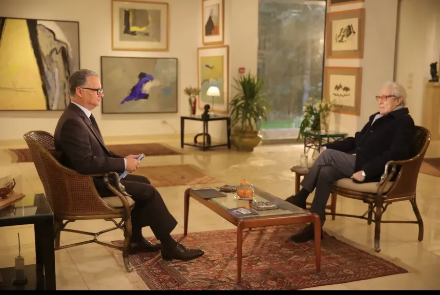 الفنان الكبير ووزير الثقافة الأسبق فاروق حسني ..في حوار خاص مع شريف عامر