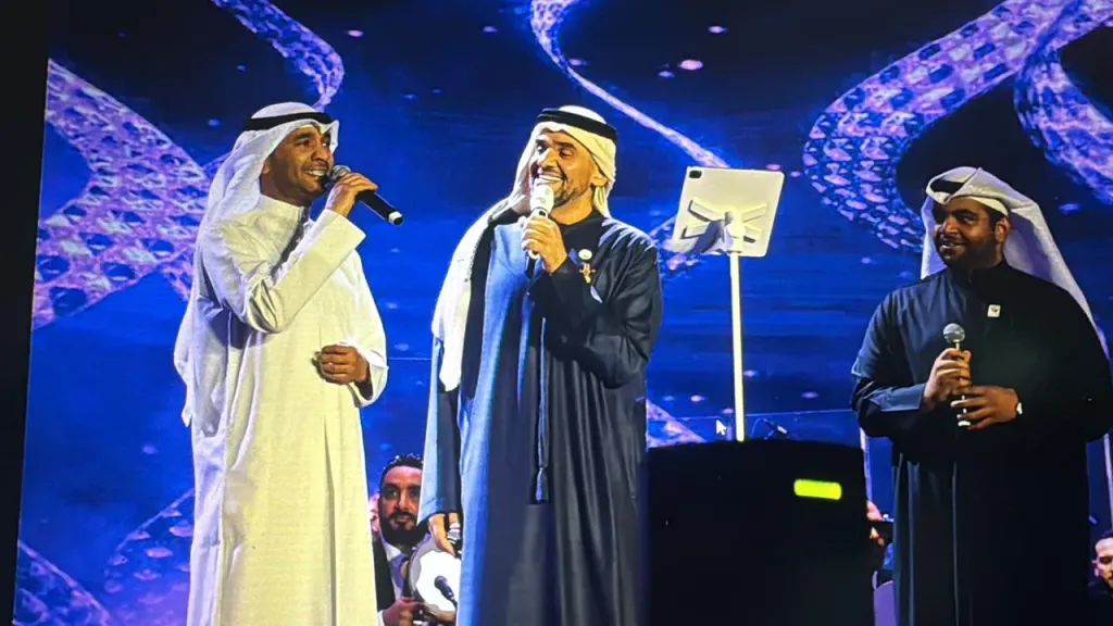 حسين الجسمي ..يتوّج ليلة موسيقية عالمية بروح الأخوّة والفن باحتفالية «الإمارات والكويت إخوة للأبد»