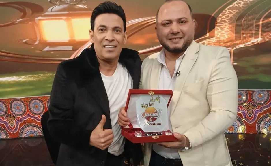 المنشد الدينى أحمد صلاح ..ضيف برنامج ”سعد على باب الله ”