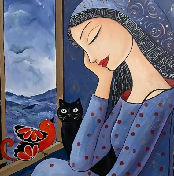 ”وجوه وملامح فى ترانيم الحياة” بقاعة زياد بكير بالأوبرا