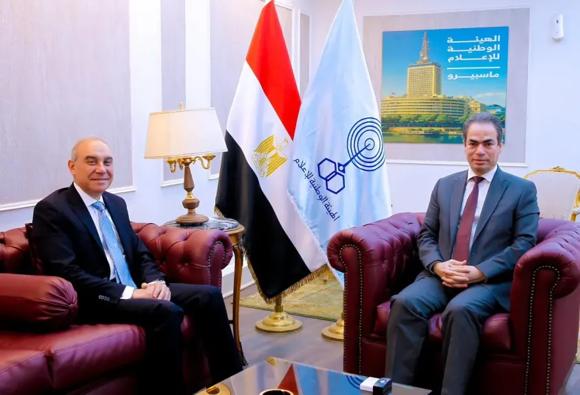 رئيس الهيئة الوطنية للإعلام يلتقى رئيس الهيئة العامة للاستعلامات