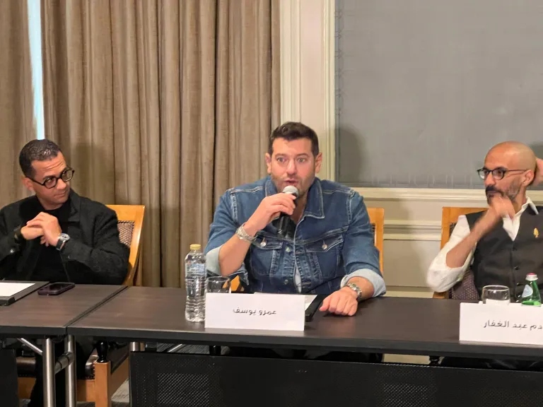 عمرو يوسف..يحتفل بالعرض الخاص لمسلسله الجديد ”الفرنساوي ”