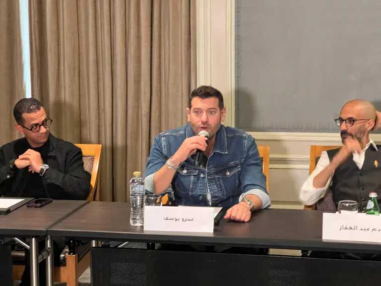 عمرو يوسف..يحتفل بالعرض الخاص لمسلسله الجديد ”الفرنساوي ”