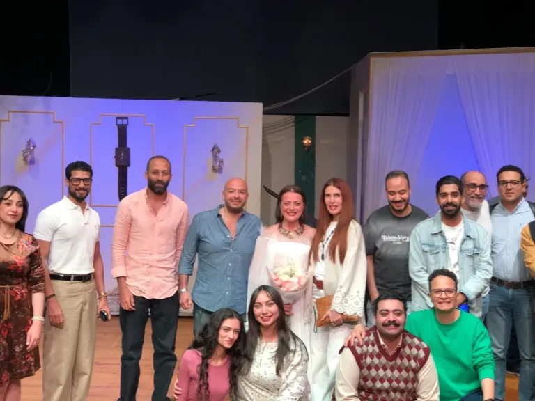 المخرج تامر نادي ..يتصدر حضور عرض “أداجيو.. اللحن الأخير”