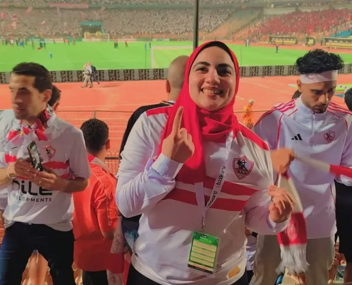 أماني أبو عيسى تتصدر «التريند» بحماسها في تشجيع نادي الزمالك