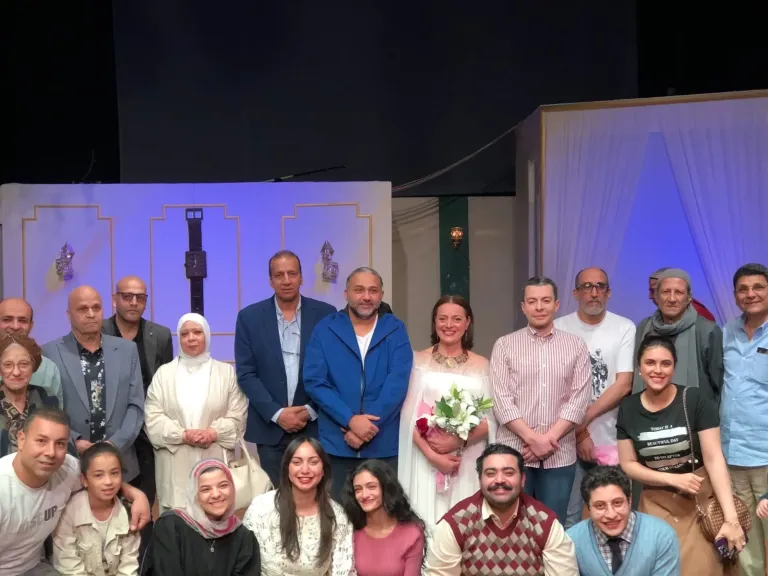 المستشار عمر حشيش والمخرج رؤوف عبد العزيز في مقدمة حضور “أداجيو” بليلة استثنائية