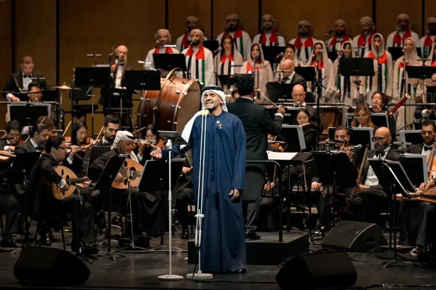 حسين الجسمي ..يفاجئ “حصّنتك يا وطن” بظهور استثنائي عالمي مع الأوركسترا الوطنية الإماراتية