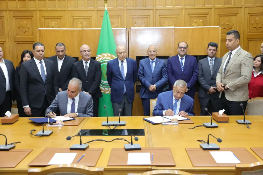 بحضور ”أبو الغيط”.. الأكاديمية العربية توقع مذكرة تفاهم مع شركة ”إمكان مصر”
