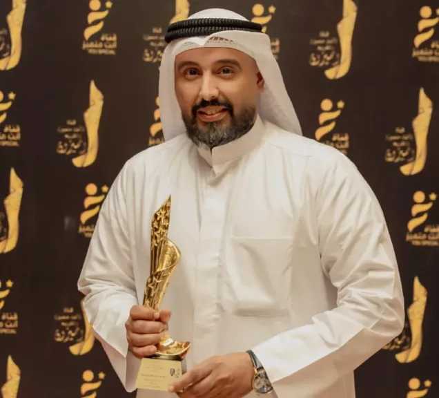 حمد المرزوق..يحصد جائزة أفضل منتج حفلات كويتى