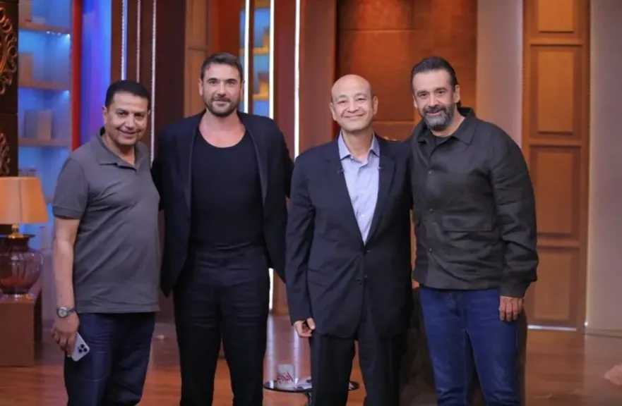 أبطال الفيلم العالمي ”سفن دوجز” فى برنامج ”الحكاية.. الليلة”