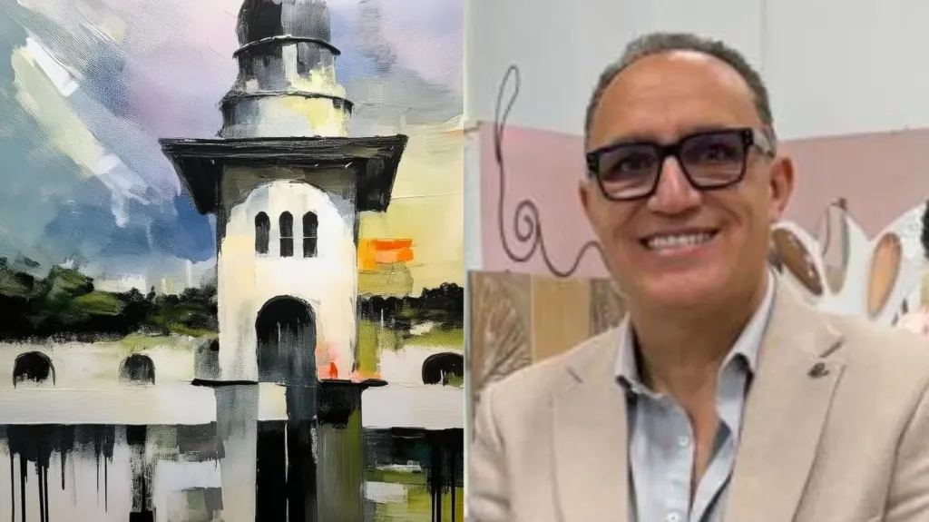 الدكتور أسامة أبو نار ..يبرز جماليات الطراز المعمارى لحى مصر الجديدة فى معرض ” قصر البارون”
