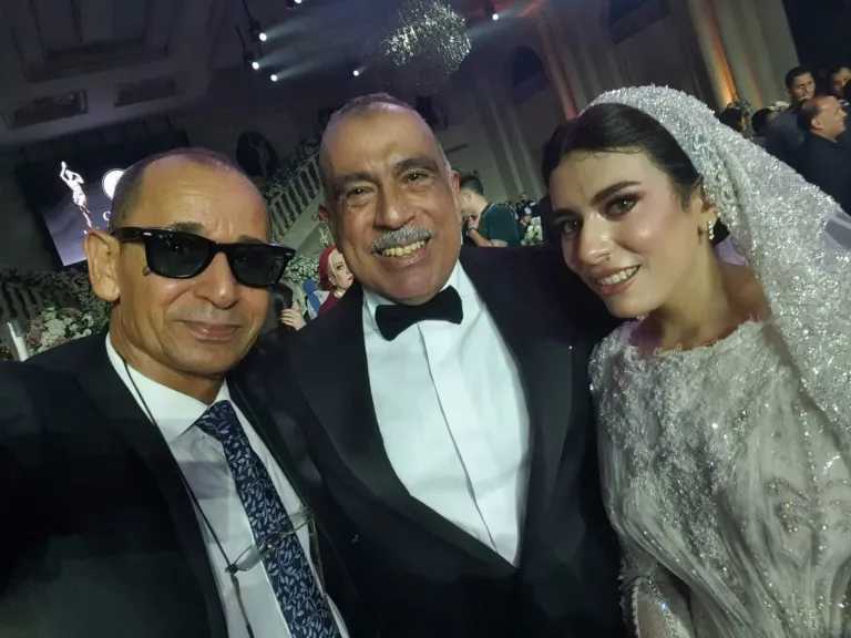 حسام بسيونى.. يشارك رجل الأعمال ”شعبان الجناينى ” فرحة زفاف نجله الدكتور أحمد