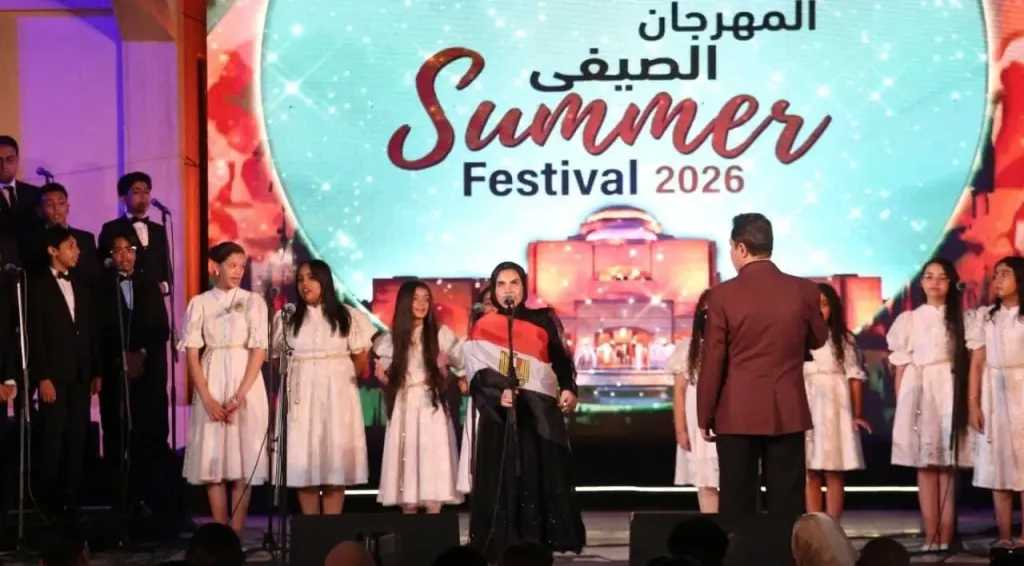 الراية المصرية تجمل مهرجان الأوبرا الصيفي فى ذكرى ثورة يوليو