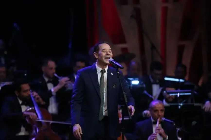 نسمة عبد العزيز ومدحت صالح.. مع عمرو سليم فى ختام فعاليات القلعة 34