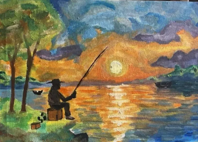 100 عمل فنى فى المعرض السنوى الحادى عشر لمواهب الرسم بالأوبرا