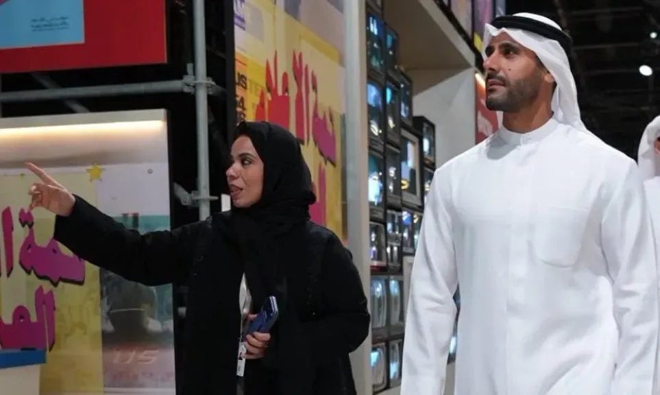 الشيخ مبارك فهد الجابر ..يلتقى رئيس الهيئة الوطنية للإعلام  الإماراتى ووزير الإعلام البحرينى فى قمة الإعلام العربي بمدينة دبى