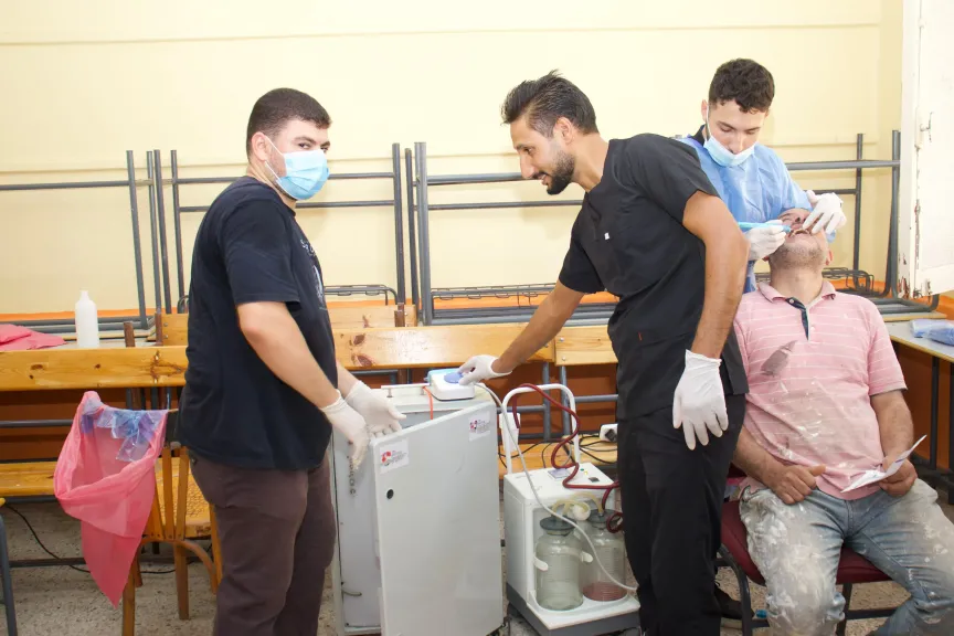 الجامعة البريطانية في مصر تنظم قافلة تنموية شاملة بالسنبلاوين وتقدم خدمات طبية ل 3846 مستفيدا