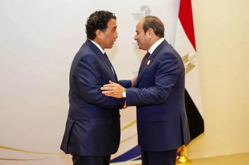 رئيس المجلس الرئاسي الليبى يشارك فى الجلسة الافتتاحية لمنتدى الأعمال الإفريقي الأول