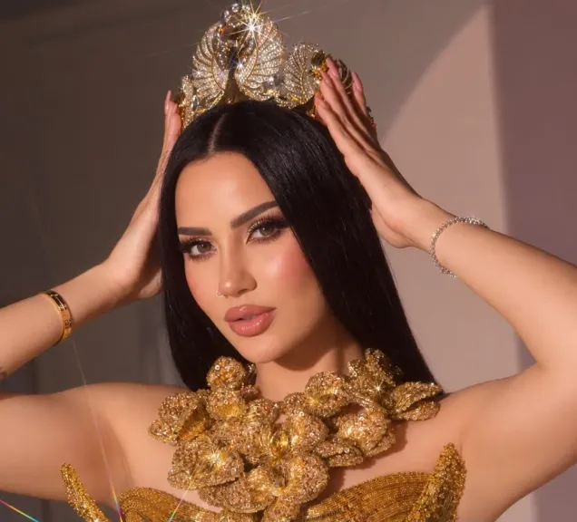 سما كامل.. بإطلالة ملكية ذهبية وفستان يتخطى المليون دولار