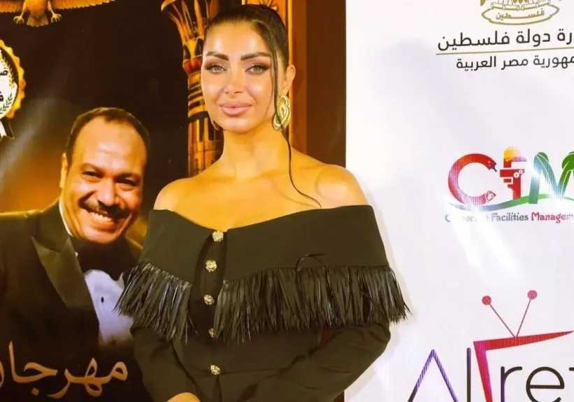 كلوديا حنا..تخطف الأنظار فى مهرجان بردية السينمائي