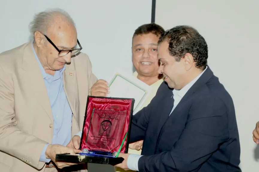 فى ذكرى انتصارات أكتوبر..حتحور والروسى يكرمان مدير التصوير الكبير سعيد شيمى