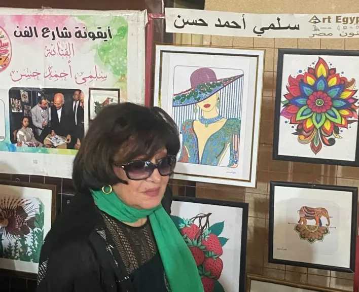 سهير المرشدى..تشارك فى فعاليات الاسبوع الثانى والعشرين من ” شارع الفن”