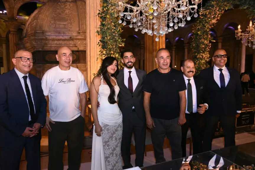 نجوم الفن والرياضة والسياسة يجتمعون فى حفل زفاف ابنة المستشار أشرف عبد العزيز